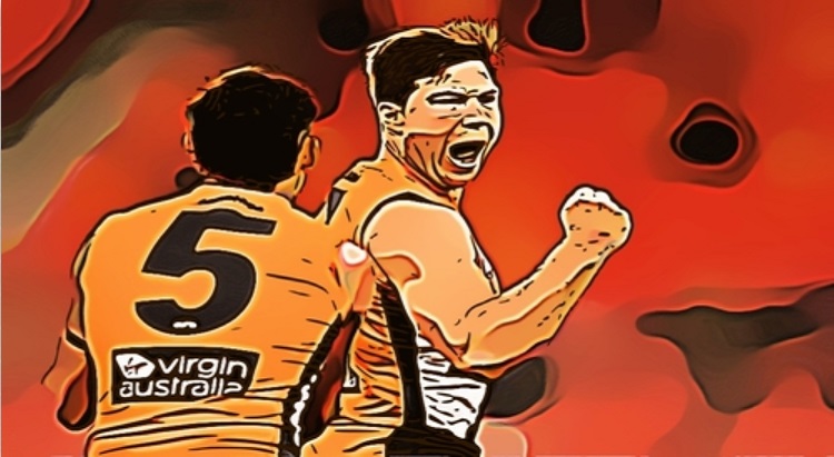 Toby Greene was on fire against Richmond. He made The Pinch Hitters Learned, Liked and Disliked list or Round Eight of the 2020 AFL Season.
